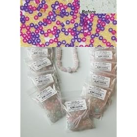 Solar Pony Beads, 20 small packs of 39 color-changing beads (780 beads in total). by 