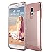 Note 4 Case,Lumsing Galaxy Note 4 Protective Case Shockproof Heavy Duty Hybrid Armor Protection Defender Case High Impact Case for Samsung Galaxy Note 4 with Screen Protector (Rose Gold)