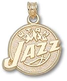 Utah Jazz Pendant - 10K Gold Team Logo 5/8"