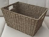 Sea Grass basket seagrass storage with handles