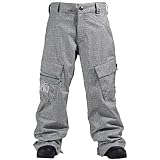 Snow Pants Men Burton Franchise Pant bright white faded pinstr M