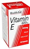 HealthAid Vitamin E 600iu - 60 Capsules