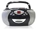 SuperSonic SC-725 Black Portable Radio CD Cassette Player Boombox
