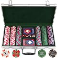 NexGen PRO Classic Style 300-Chip Poker Set with Aluminum Case - 9 g.