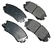 Akebono ACT924 ProACT Ultra-Premium Ceramic Brake Pad Set