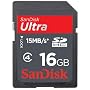 SanDisk 16GB Ultra 15MB/s SDHC SD Card (SDSDH-016G, Bulk Packaging)