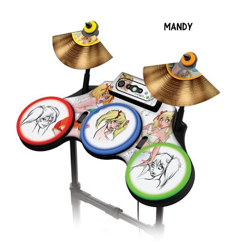 Protective Skins For Guitar Hero 4 "world Tour" Drum Set, Fits Xbox 360, Ps3, Ps2, Wii - Mandy Picture