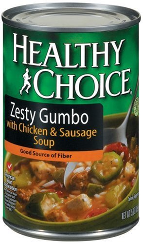 Healthy Choice Zesty Gumbo Soup, 15-Ounce Cans (Pack of 12) by Healthy Choice