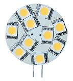 EagleLight G4 LED Bulb, 10 SMD5050 LEDs, Side Pin