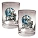 Philadelphia Eagles NFL 2pc Rocks Glass Set - Helmet logo