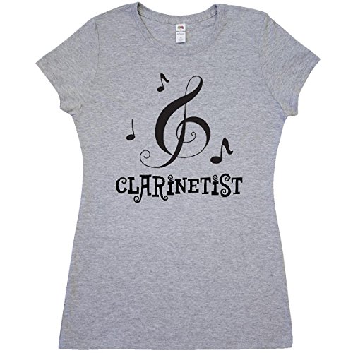 Inktastic Women's Clarinet Music Gift Idea Junior Fit T-Shirt