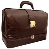 Maxwell Scott - Sacoche de docteur en cuir marron de luxe (DonniniL)