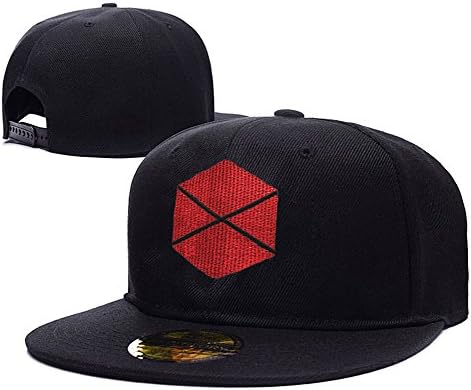 Destiny Titan Logo Adjustable Snapback Caps Embroidery Hats - Black/Red