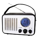 Retro Radio INOVALLEY black - mit AUX Eingang