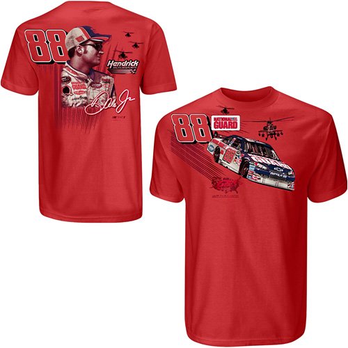 Buy Chase Authentics Dale Earnhardt, Jr. National Guard Allover Print T-Shirt by Chase Authentics