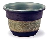 ★ギフト包装承ります★ グリーンビードロ水鉢 10号 【信楽焼 水鉢】 / お楽しみグッズ(キッチン用品)付きセット