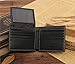 TOPMOOM Slim Wallet, Men US Dollar Bill Wallet Leather Credit Card Photo Holder Bifold