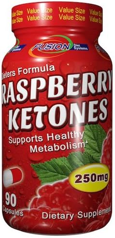 New - Fusion Diet Systems Raspberry Ketons - 90 Capsules