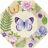 In The Garden 7 Paper Dessert Plates (8 count)