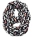 Lina & Lily Dachshund Dog Print Infinity Loop Scarf for Women Lightweight (Multi)
