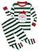Family Feeling Little Boys Girls' Stripe Christmas Pjs Cotton Pajama Sets