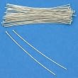 50 Sterling Silver Jewelry Headpins 26 Gauge 1.5 Inches