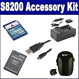Nikon COOLPIX S8200 Digital Camera Accessory Kit includes: KSD2GB Memory Ca ....