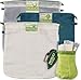 ChicoBag Reusable Mini Produce Stand Collection Shopping Tote - rePETe, rePETe Mesh & Hemp-Cotton Reusable Produce Bags with Pouch (Set of 3)