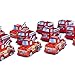 Dazzling Toys 12 Pk Fire Truck Set Pull Back and Release Truck Set | 6 Red Firetrucks and 6 Orange Tow Trucks