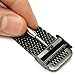 Threeeggs Moto 360 2 Watch Band (2nd Gen, 46mm 2015) Stainless Steel Watch Strap Adjustbable Bracelet Band (Mesh Black)