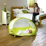 pop up travel bubble cot lemon and lime 2011