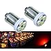 PA 10PCS #1893 #44 #47 #756 #1847 BA9S 4SMD LED Wedge Pinball Machine Light Bulb Red-6.3V