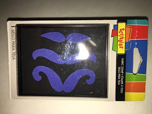 Scribbles Fabric Stamp mustache