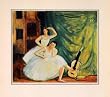 1941 Photolithograph Andre Derain French Art Ballerina Dancers Ballet Guitar - Orig. Photo-Lithograph