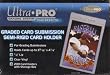 Ultra Pro Grading Systems: Graded Card Submission Semi-Rigid Card Holder (200 Count Box)