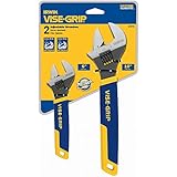 IRWIN VISE-GRIP Tools Adjustable Pipe Wrench Set, 2-Piece (6 Inch and 10 Inch) (2078700)