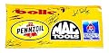 5X AUTOGRAPHED Carl Edwards / Matt Kenseth / Mark Martin / Todd Kluever / Jack Roush 17X8 Piece of Race-Used NASCAR Sheetmetal with COA