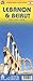 Lebanon & Beirut Travel Reference Map: 1:8,000 / 1:190,000