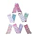 Deer Mum Girl's Princess Style Knee High Cotton Socks 3Y-7Y