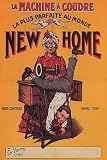 SEWING MACHINE PANTS PARIS 1900 FRENCH FRANCE VINTAGE POSTER REPRO