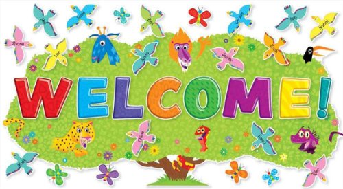 Scholastic Classroom Resources Jingle Jungle Welcome! Bulletin Board (SC553068)