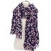 Louis Style Leopard Scarf - PURPLE