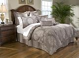 American Century Home BK2168 Marcello Taupe 12 Pc King Comforter Set