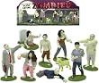 Package of (9) Glow In The Dark 3" to 3-1/2" Pocket Zombie Figures