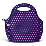 BUILT NY Gourmet Getaway Neoprene Lunch Tote, Mini Dot Navy