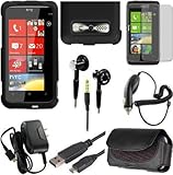 Magbay Custom Pack 7-in-1 Accessories Bundle for HTC Trophy (CDMA) - Car Ch ....