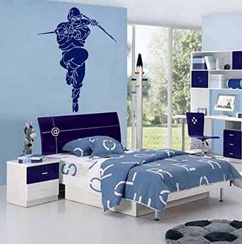 ik645 Wall Decal Sticker Ninja Japan spy defender dagger sword fighter warrior