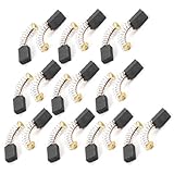 uxcell モーターカーボンブラシ　ブラシ　メタル製　電源ツール　20個入　12x8x5mm