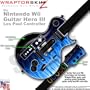 Fire Blue Flames Skin by WraptorSkinz TM fits Nintendo Wii Guitar Hero III (3) Les Paul Controller (GUITAR NOT INCLUDED)