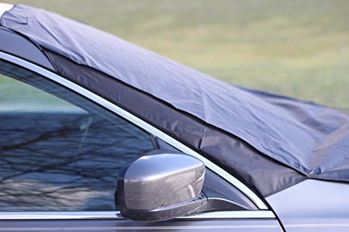 Rexido Winter Frost Guard Windshield Cover Protector with 2 Microfiber Cloths Free of Cost All Sizes of Windshield with Large Size (55 X 72 Inches)